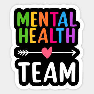 Mental Health Team Back To School Teacher Sticker
